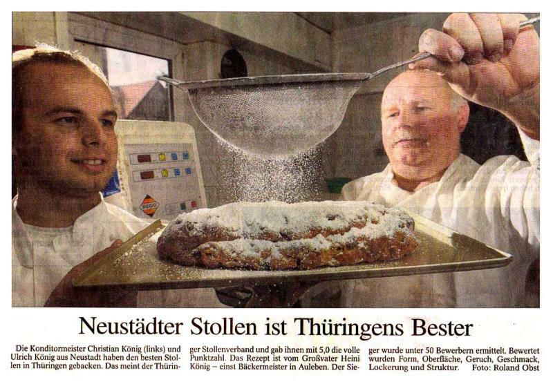 Ferienapartment "Zum Stollenkoenig" Neustadt Esterno foto